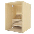 SaunaLife 1-2 Person Model X2 Indoor Home Sauna - exterior front view