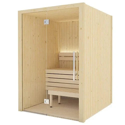SaunaLife 1-2 Person Model X2 Indoor Home Sauna - exterior front view